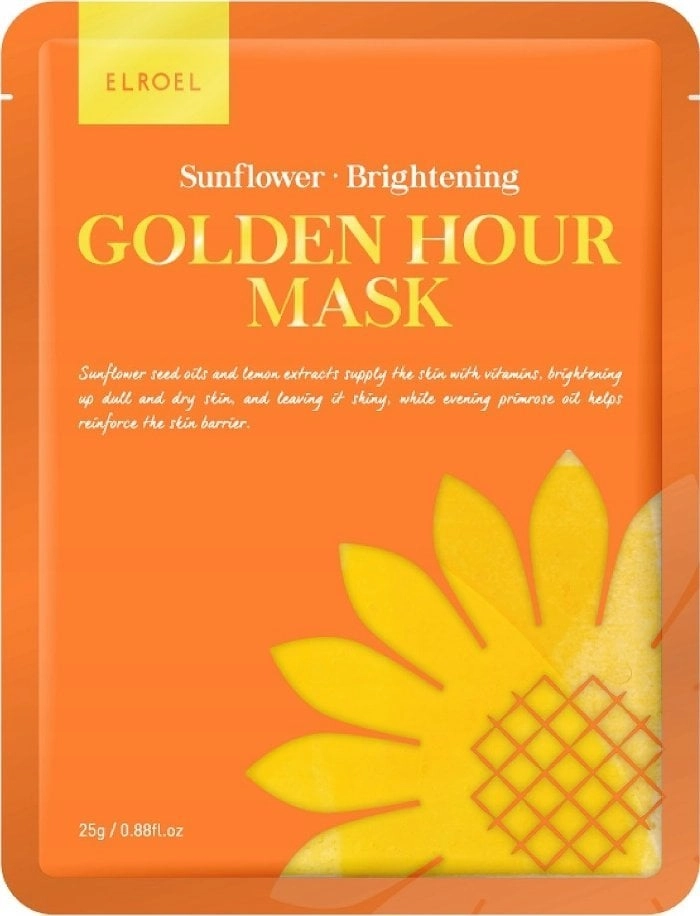 ELROEL_Golden Hour Mask Sunflower face mask