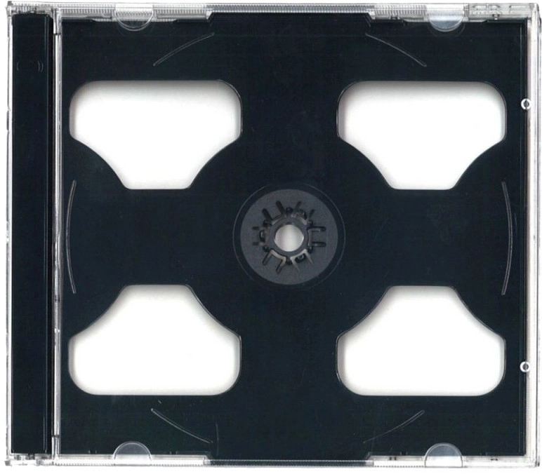PUDEŁKO JEWEL CASE 2 CD BLACK