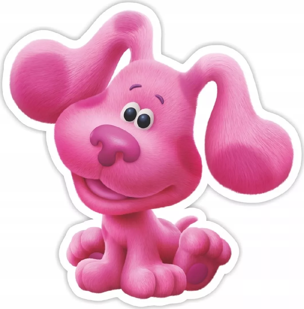 SRBC-001-WALL DECORATION SMALL BLUE`S CLUES PINK