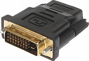 Adapter AV HDMI - DVI-D czarny