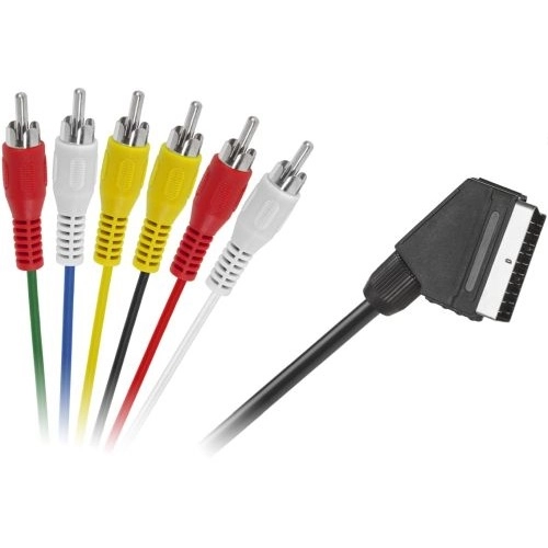 Scart - RCA (Cinch) cable x6