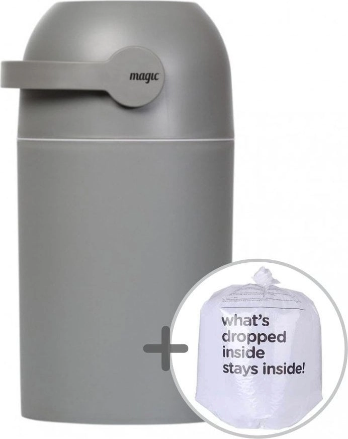 MA-C110GR MAJESTIC GRAPHITE USED DIAPER BASKET