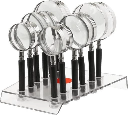 CLASSIC 4D magnifying glass set 50/65/75mm