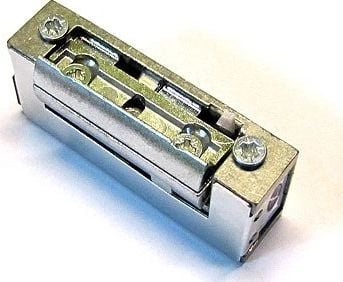 Symmetrical electric strike with lock MINI