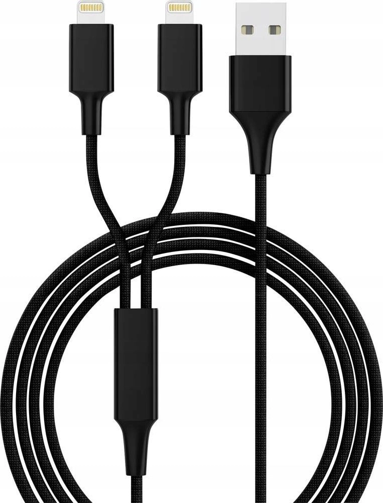USB Cable USB-A - 2x Lightning