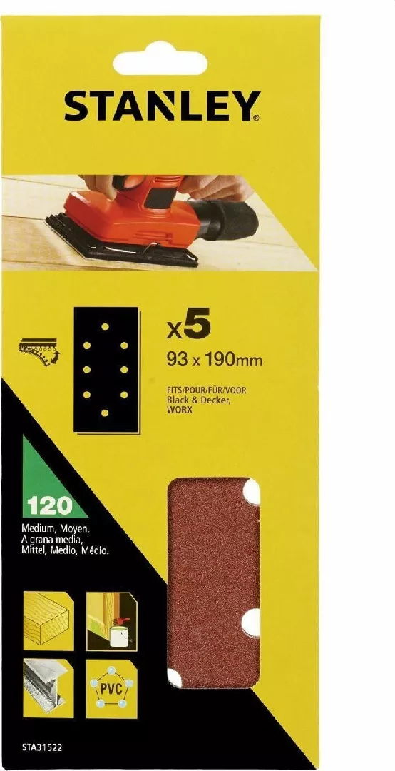 ST. SAND PAPER 93mm x 190mm