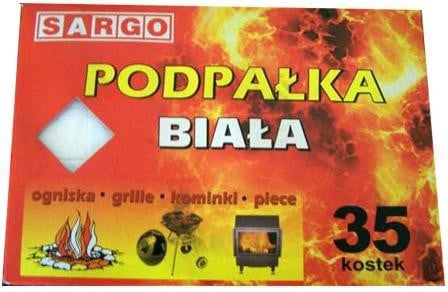 Rozpałka biała 35 kostek W-99478S