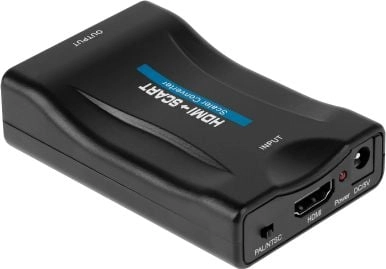 Adapter AV HDMI - Scart czarny