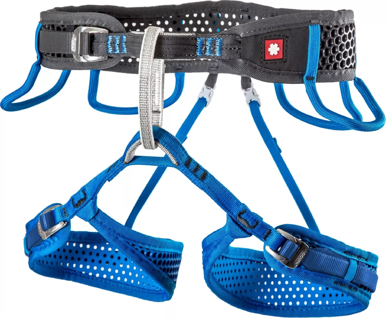 Ocun WeBee climbing harness - black/blue