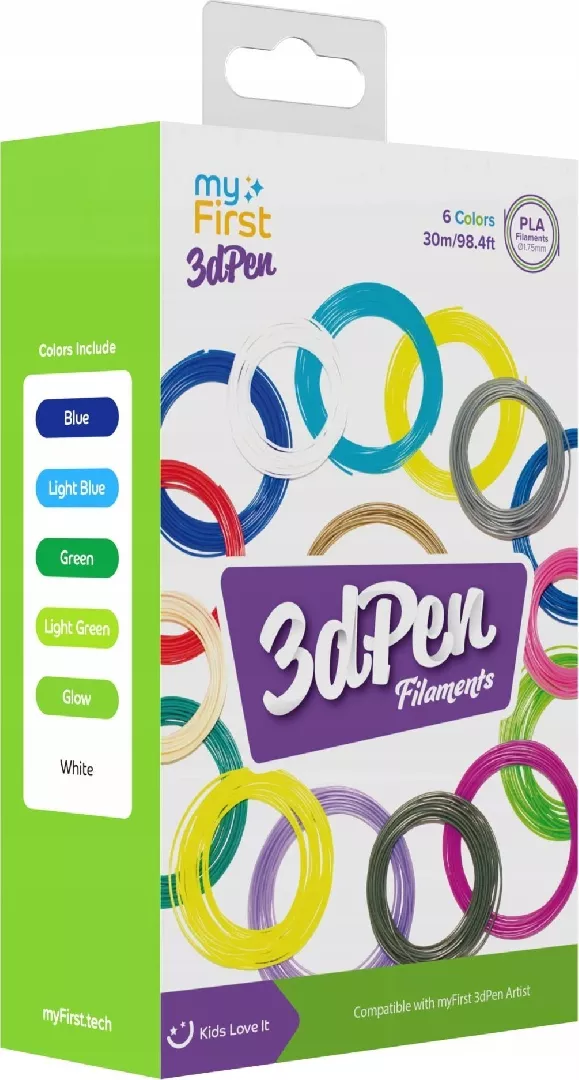 Wkłady Filamenty 6x 5m Filament do