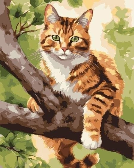 Painting by numbers - Hunter in