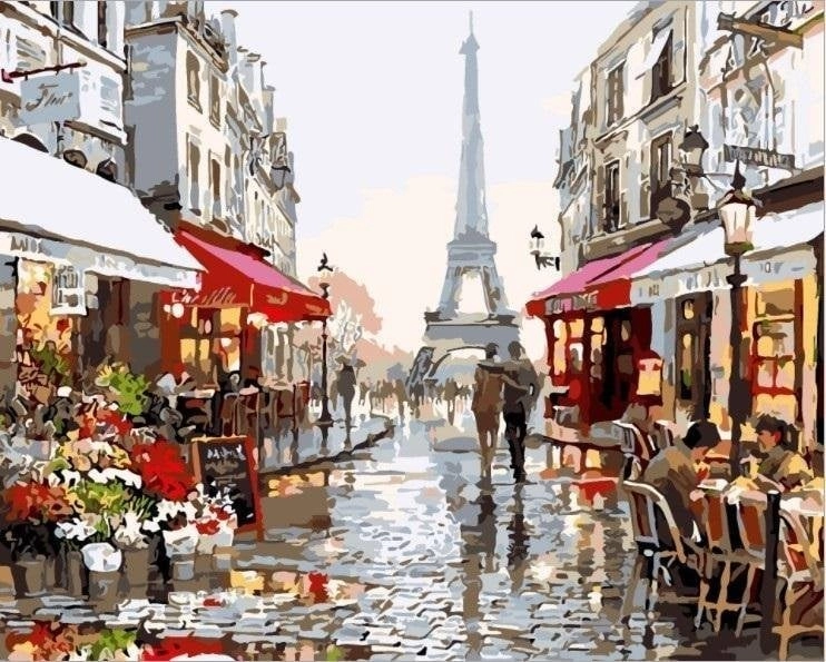 Painting by numbers - 40x50cm Paris