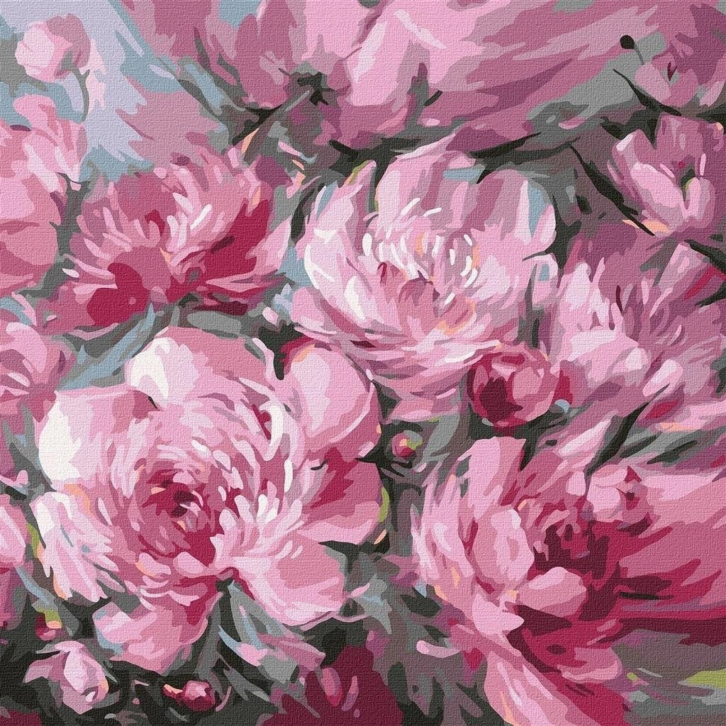 Painting by numbers - Lush bouquet