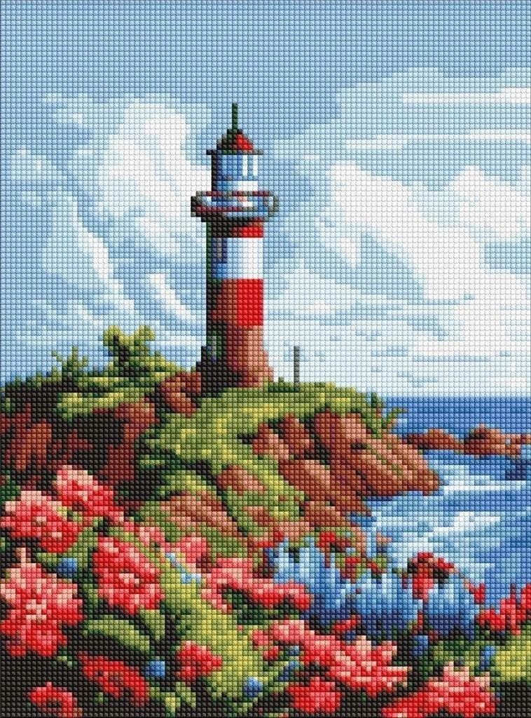 Diamond mosaic - Picturesque land 30x40cm