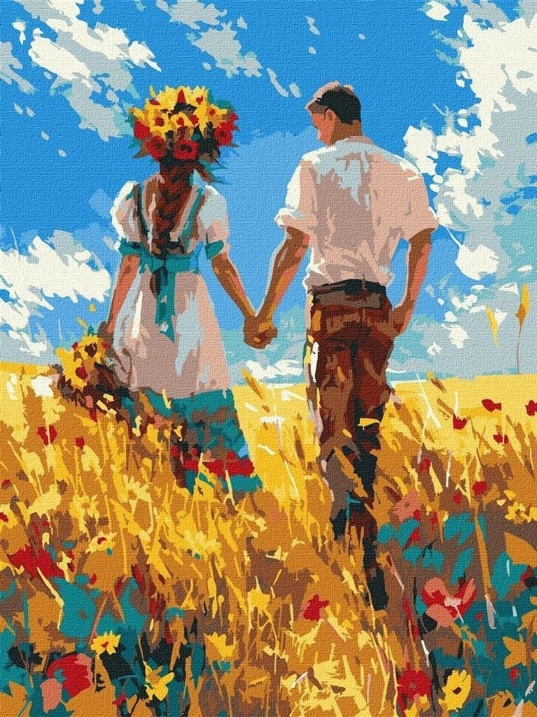 Painting by numbers - Lovers` Walk