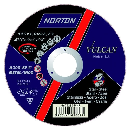 Norton Clipper Vulcan Metal Inox A