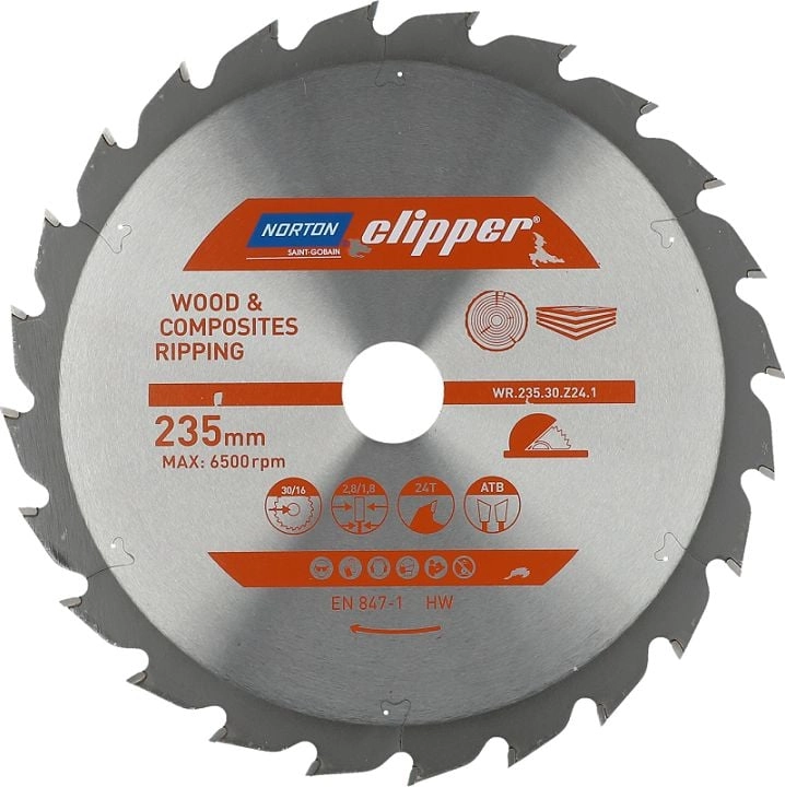Norton Clipper NORTON CIRCULAR SAW 235mm