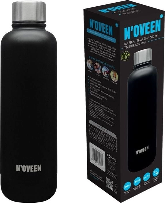 Noveen Thermal Bottle Black Mat 500