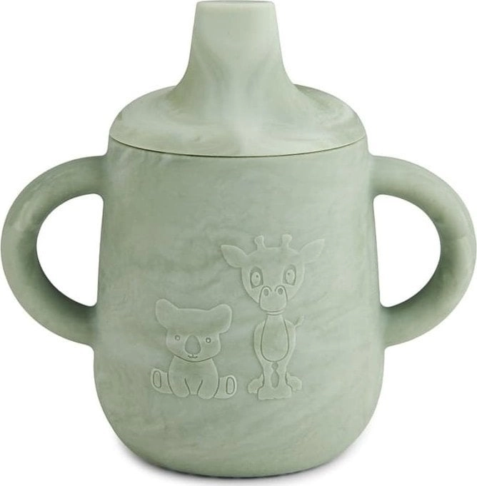 Light Green - Silicone Non-Spill Cup