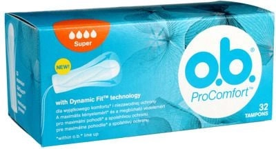 O.B ProComfort Super comfortable tampons