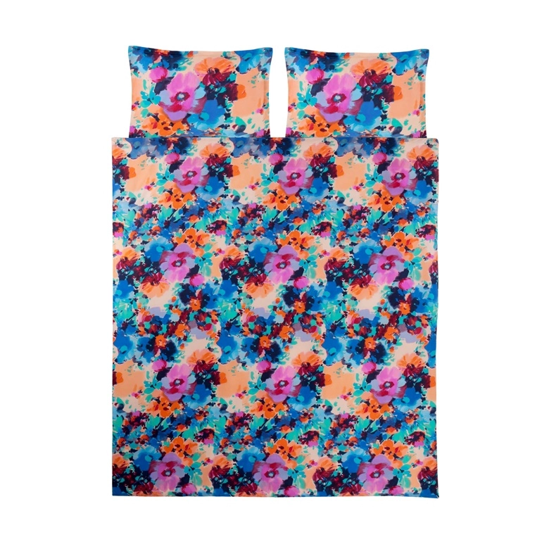 BEDDING COVER SET FLOWER2 100PES 200x220