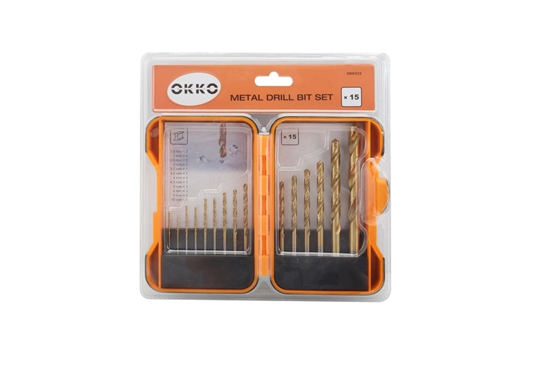METAL DRILL BIT SET OKKO 15