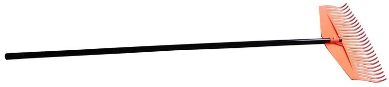 FAN RAKE WITH METAL HANDLE 43X21