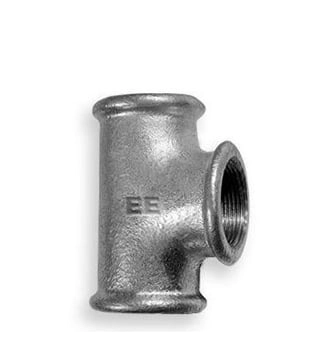 Odlewnia Zawiercie Trójnik B1 3/4" czarny
