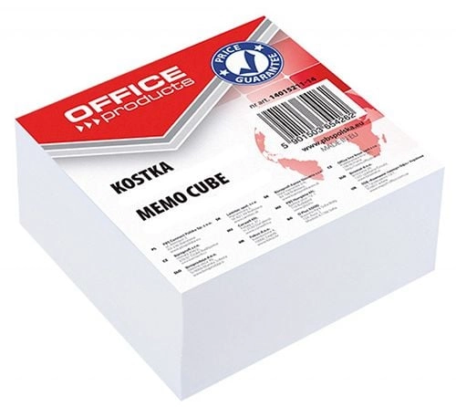 Office Products GLUED CUBE 85X85X40MM WHITE