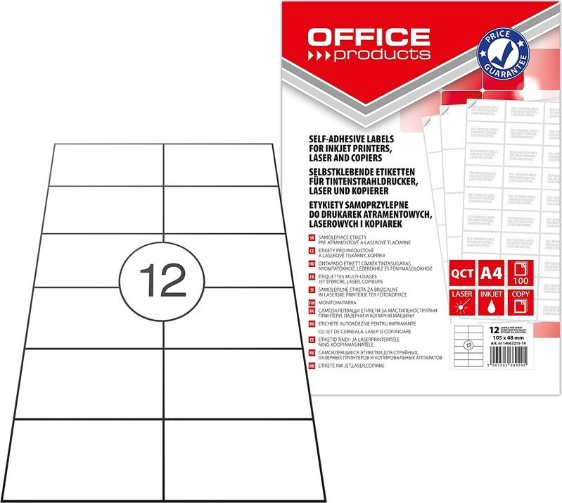 Office Products Etykiety Office Products A4