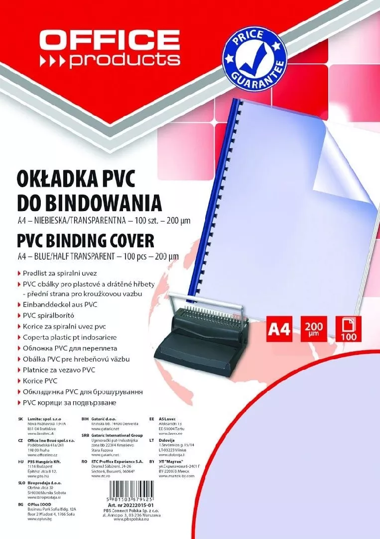 Office Products OKŁADKI DO BINDOWANIA OFFICE