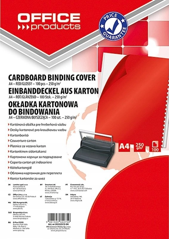 Office Products Okładki do bindowania OFFICE
