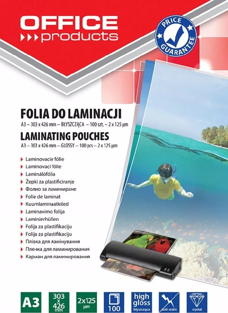 Office Products Folia do laminowania OFFICE
