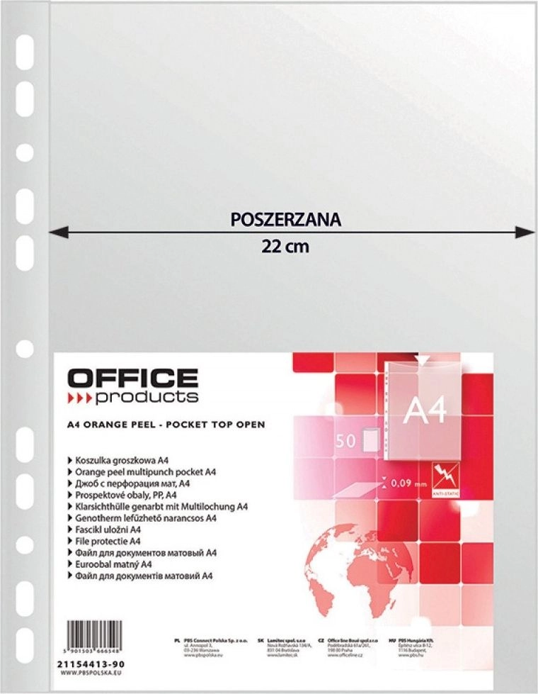 Office Products Koszulki na dokumenty OFFICE
