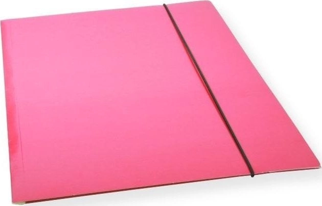A4 folder with elastic band  pink
