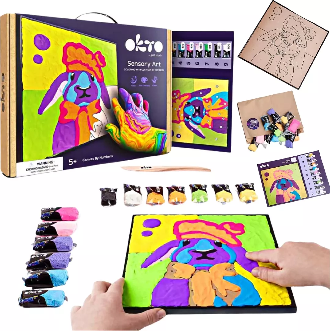 Okto PICTURE PAINTING KIT RABBIT CREATIVE