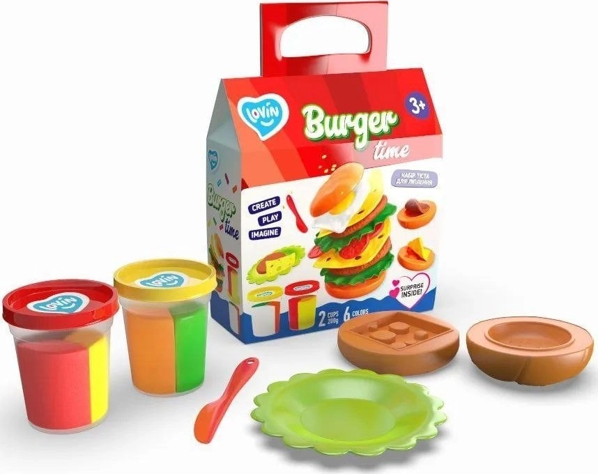 Okto Burger time creative play dough