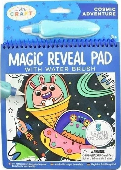 Water coloring book with marker pen