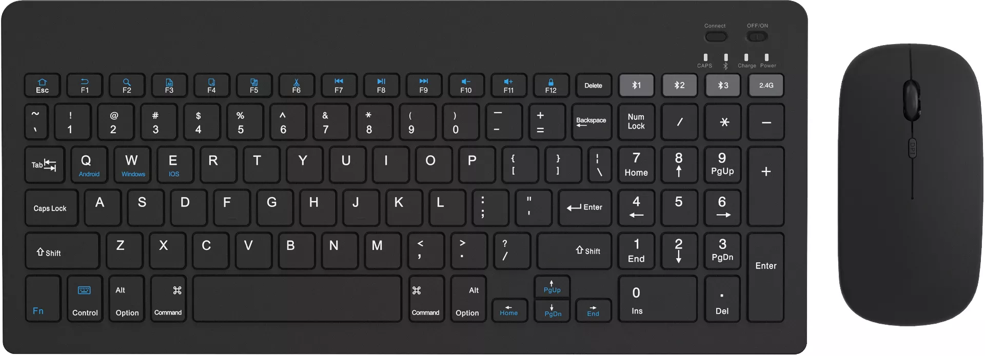 OMEGA KEYBOARD US + MOUSE WIRELESS