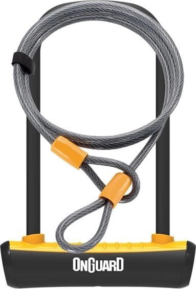 OnGuard Zapięcie rowerowe U-Lock Neon pomarańczowe