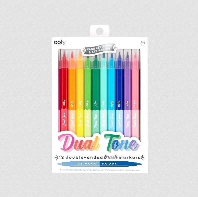 Dual Tone brush markers 24 colors