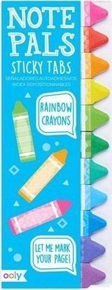 Rainbow Crayons Sticky Notes 491481 0810078037507