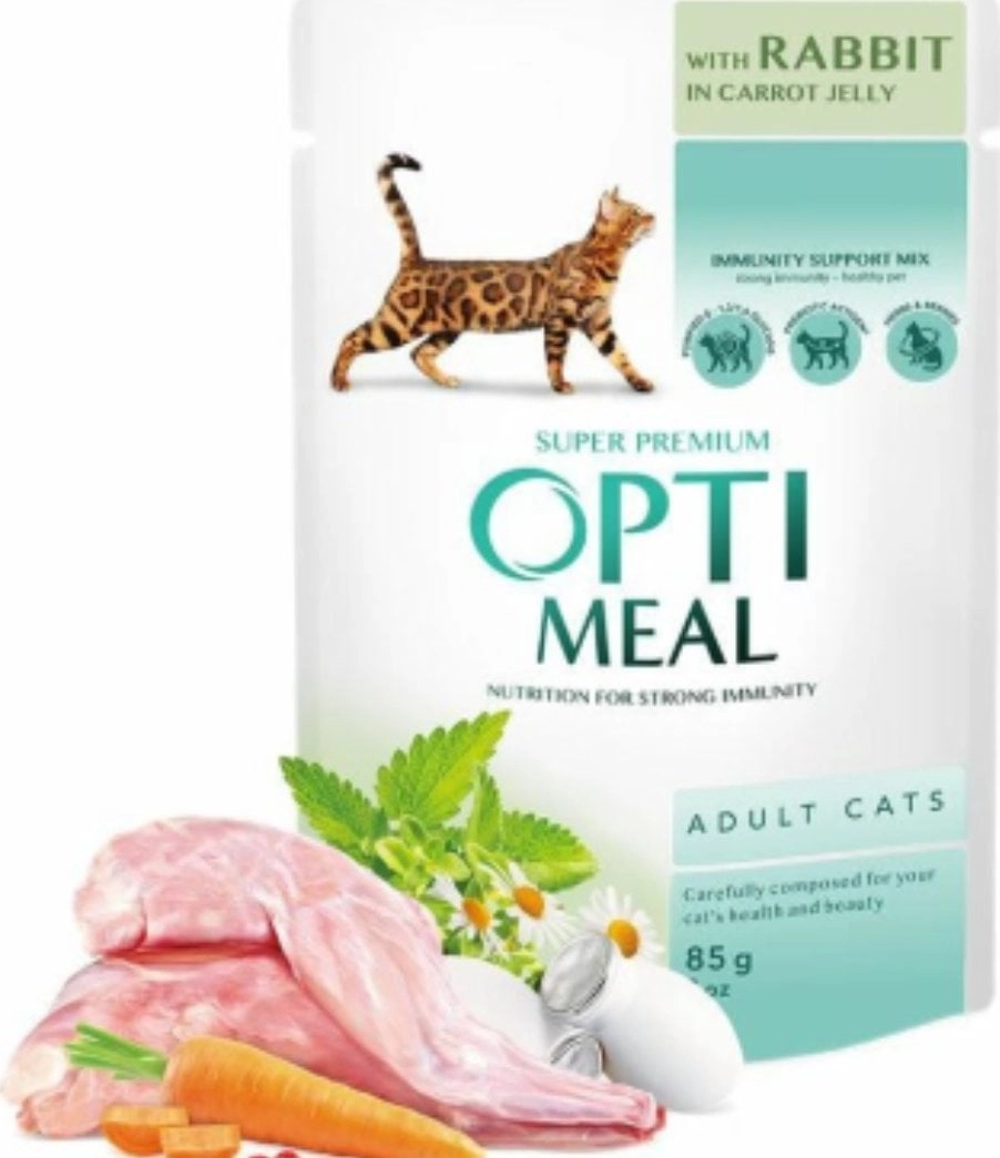 Optitimeal Optitimeal Cat Sachet 85g Rabbit