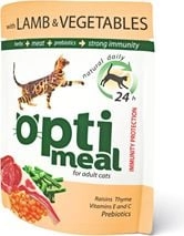 Optimeal OPTIMEAL sachet 85g LAMB WITH