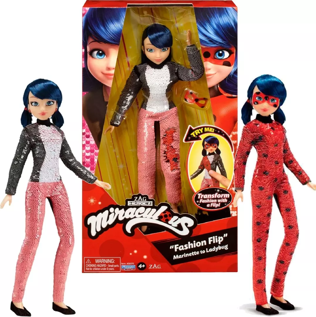 Miraculous Ladybug and Cat Noir doll