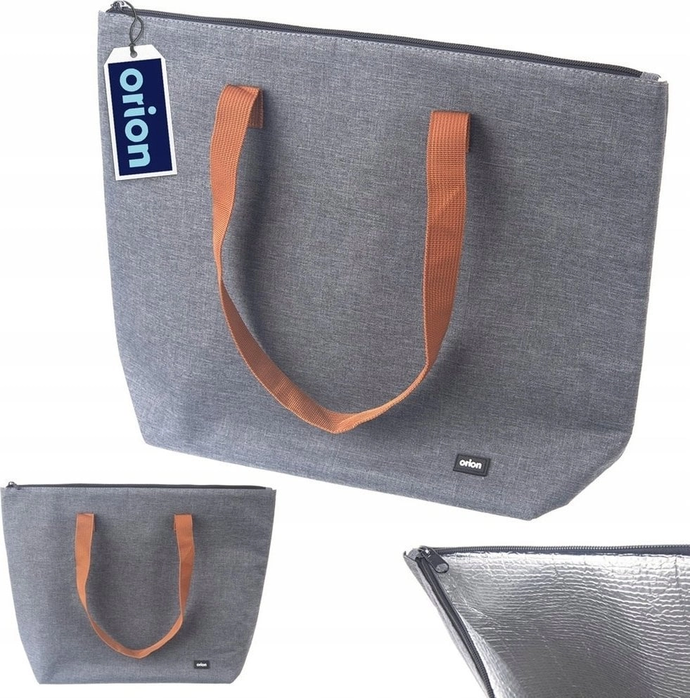Orion Thermal Bag Shopper Gray Solid