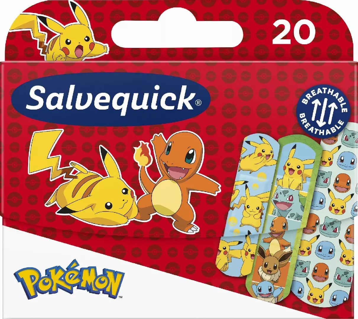 Orkla SALVEQUICK KIDS Pokemon patches 7310610030643