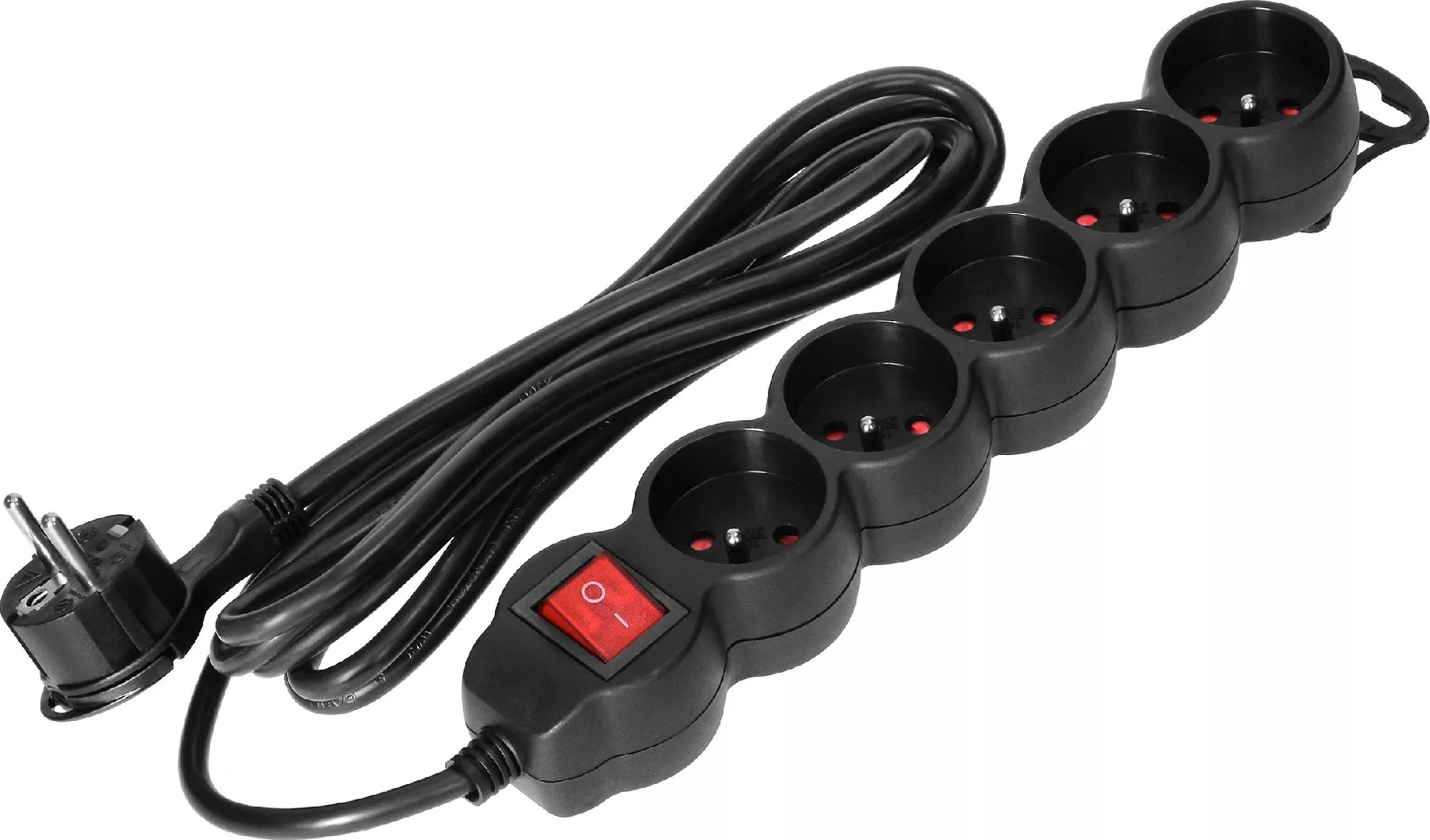 Orno 5-way extension cable 2P+Z with