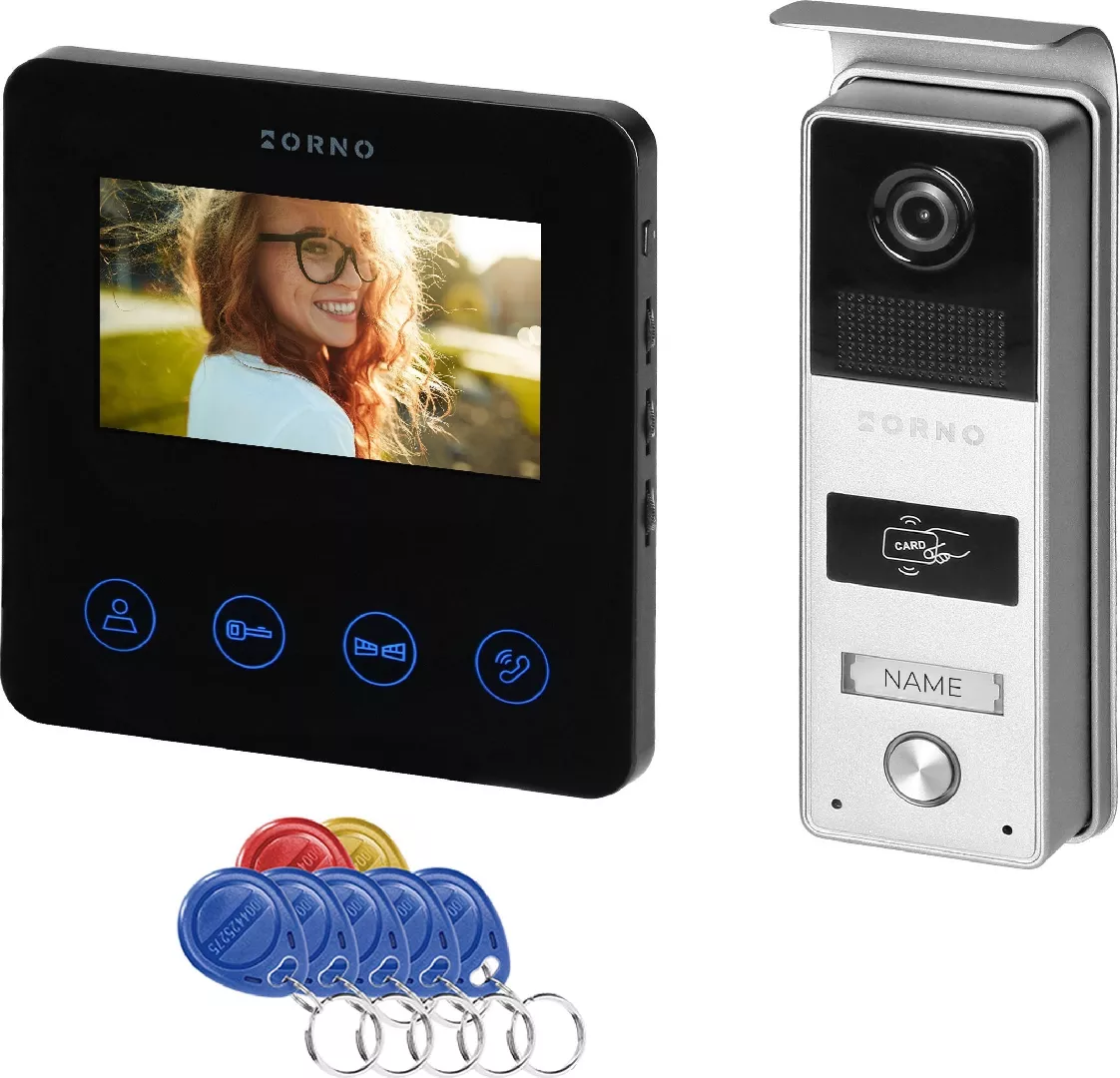 Orno PACTO single-family video intercom set