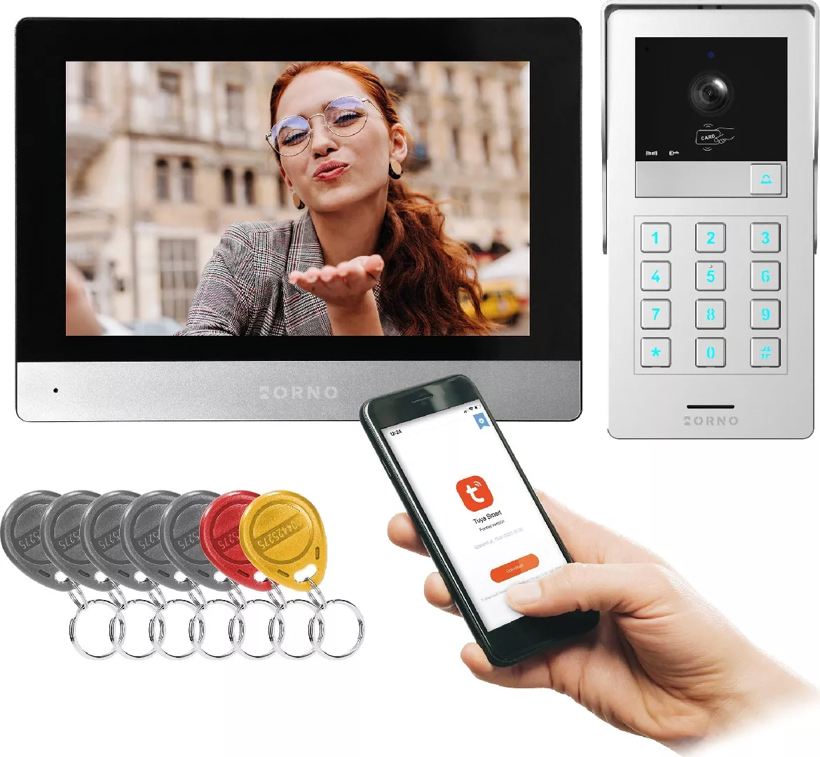 Orno GAYD  single-family video intercom set